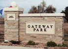 Gateway Park Sign